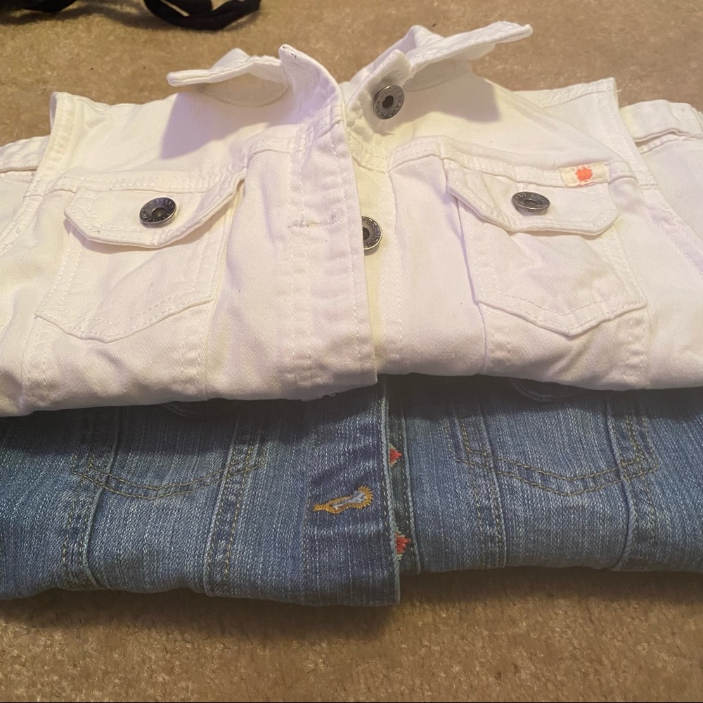 Girls 2 piece Lucky Brand Vest Bundle